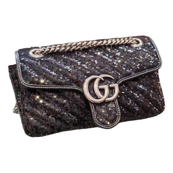 Gucci Black Sequin Shoulder Bag - Picture 1 of 7